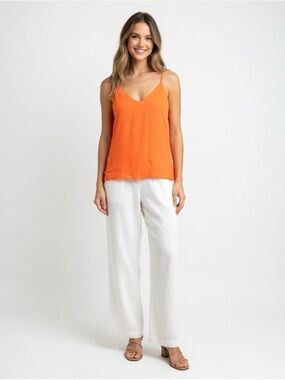 J. Crew Orange Spaghetti Strap Cami